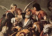 Bernardo Strozzi The Healing of Tobit oil on canvas